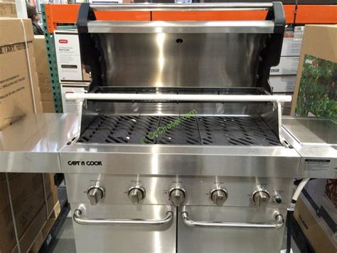 capt'n cook gas grill 4 burner with rotiserie 2005